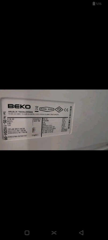 beko marka no fros buzdolabı motoru arızalı değiştirilmesi gerekiyor - 2