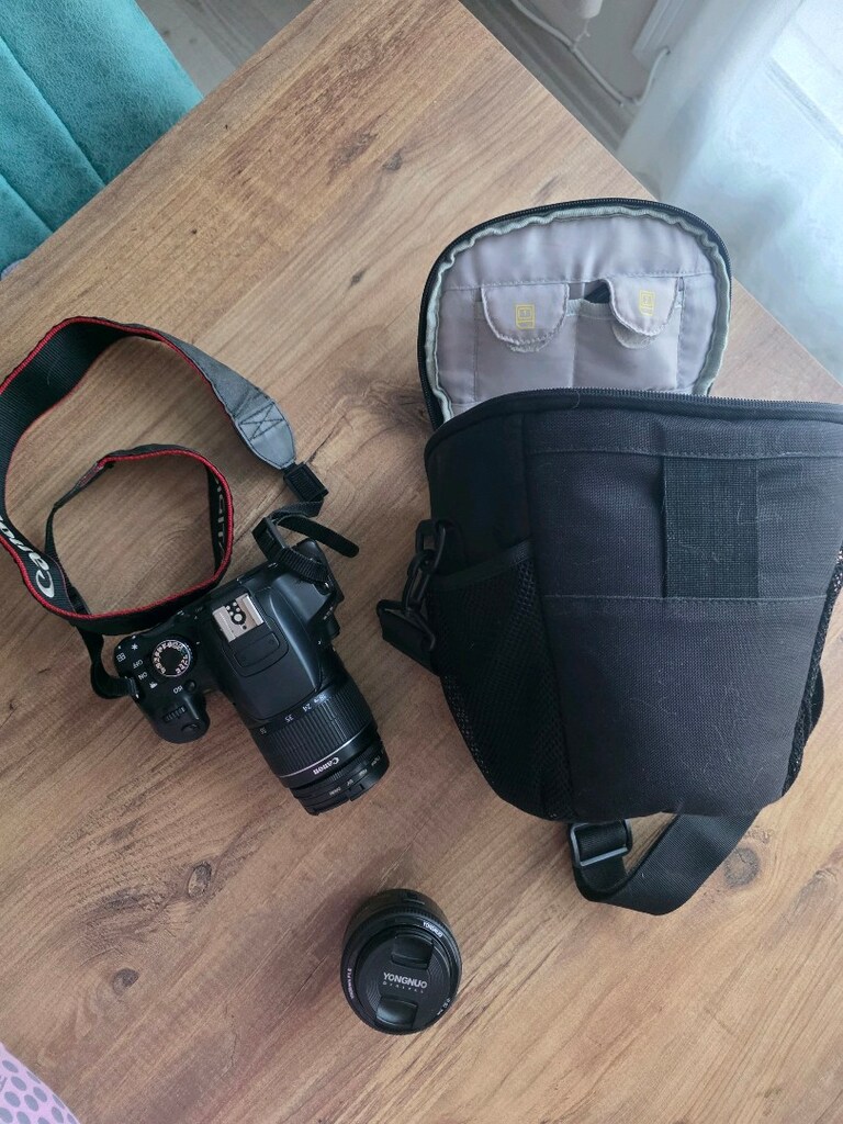 temiz fotoğraf makinesi çanta ve ek lens ile - 8