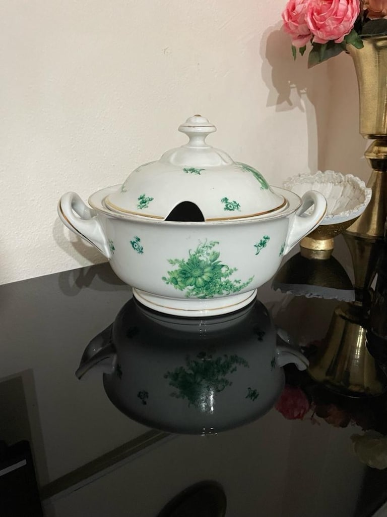 Antika porselen tencere - 2