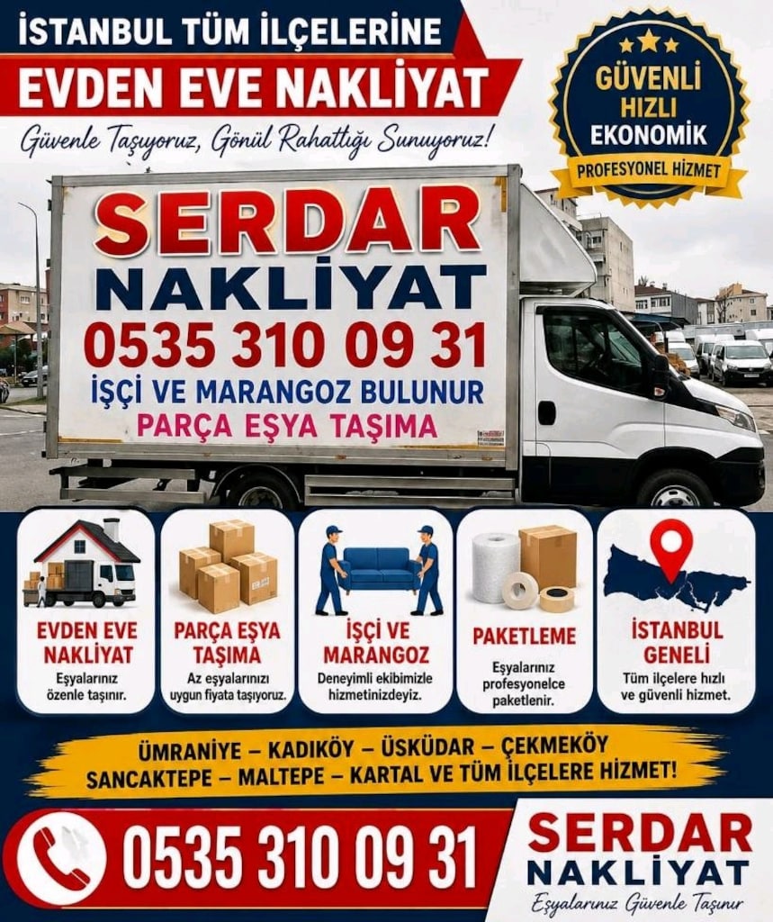 Evden eve Nakliyat yapilir
