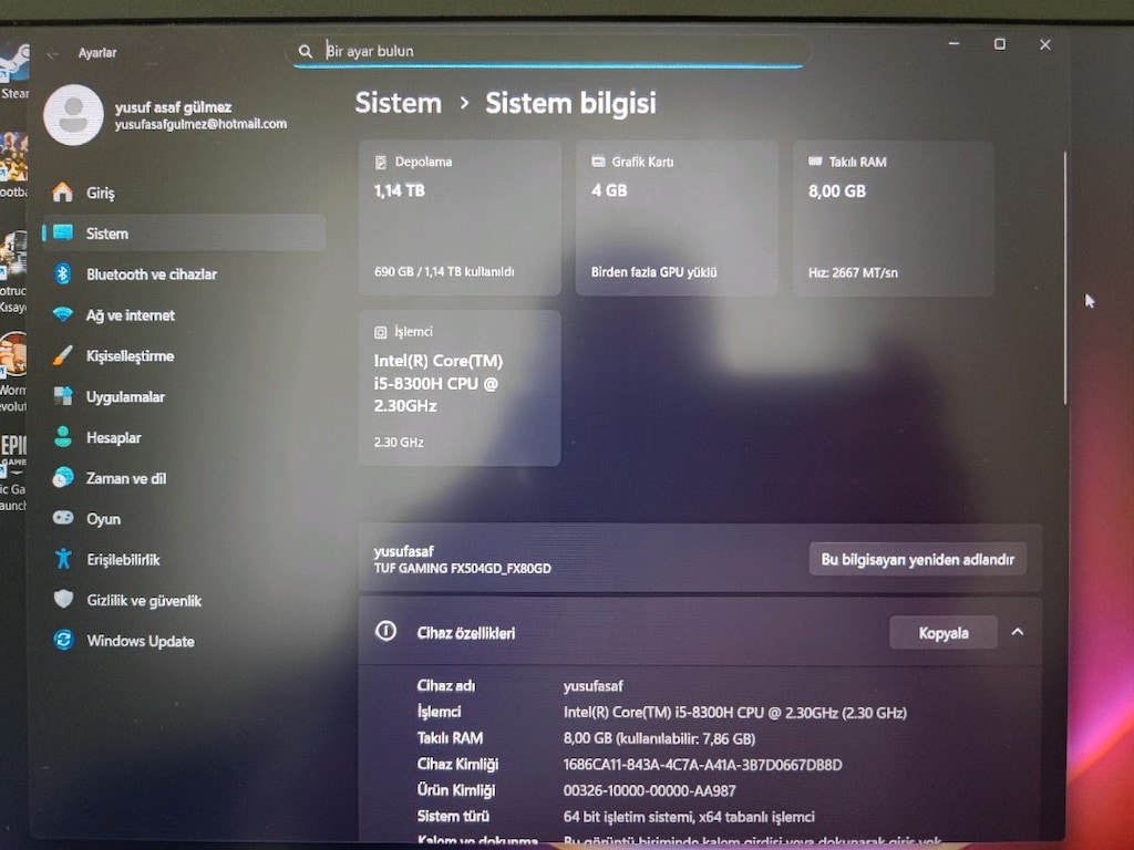 asus tuf gaming oyun bilgisayarı - 6