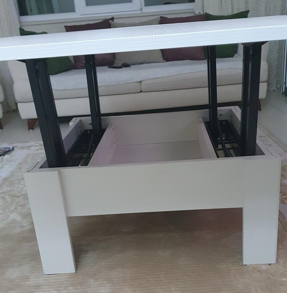 Katlanabilir Beyaz Orta Masa - 2