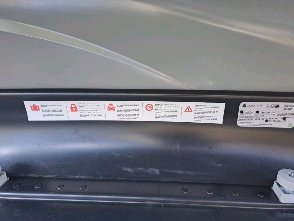 Araç Tavan Bagaji MODULA Case System ve Montaj Ayakları dahil - 4