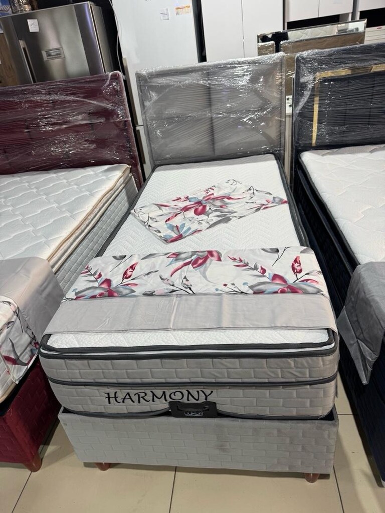 tek kişilik yatak baza başlık set - 2