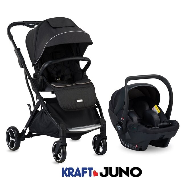 Kraft Juno i-size Travel Sistem Bebek Arabası / Siyah