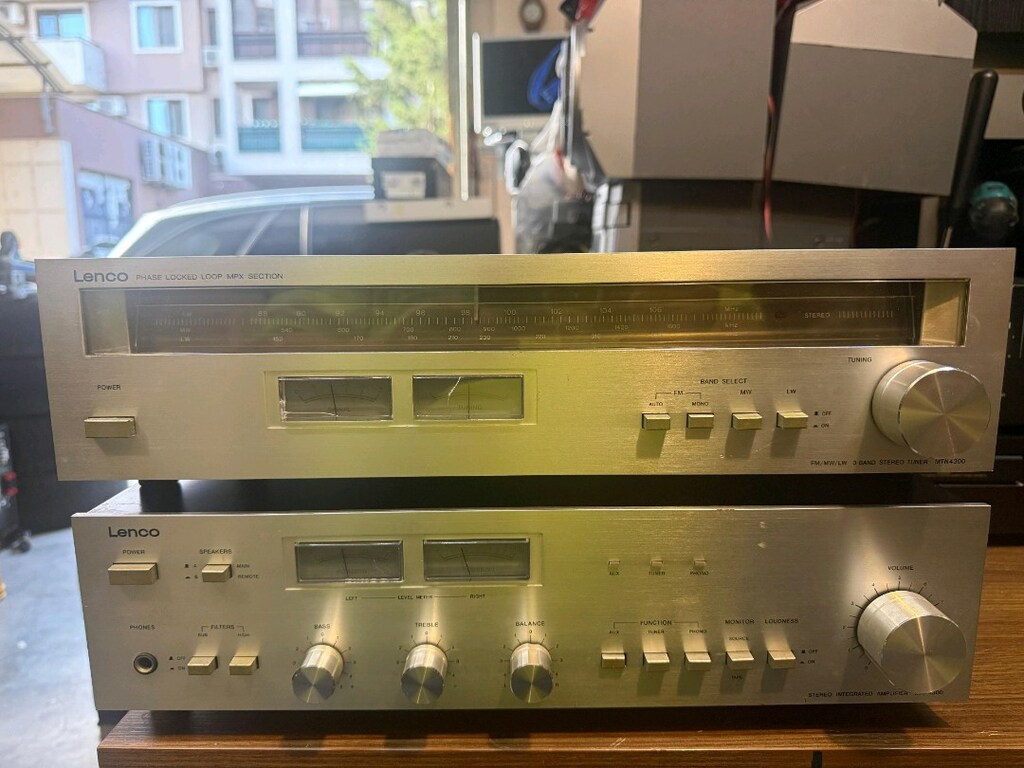 Lenco MAP 3400 25+25 Watt Stereo Amplifikatör ve Lenco MTN4300 Radyo - 3