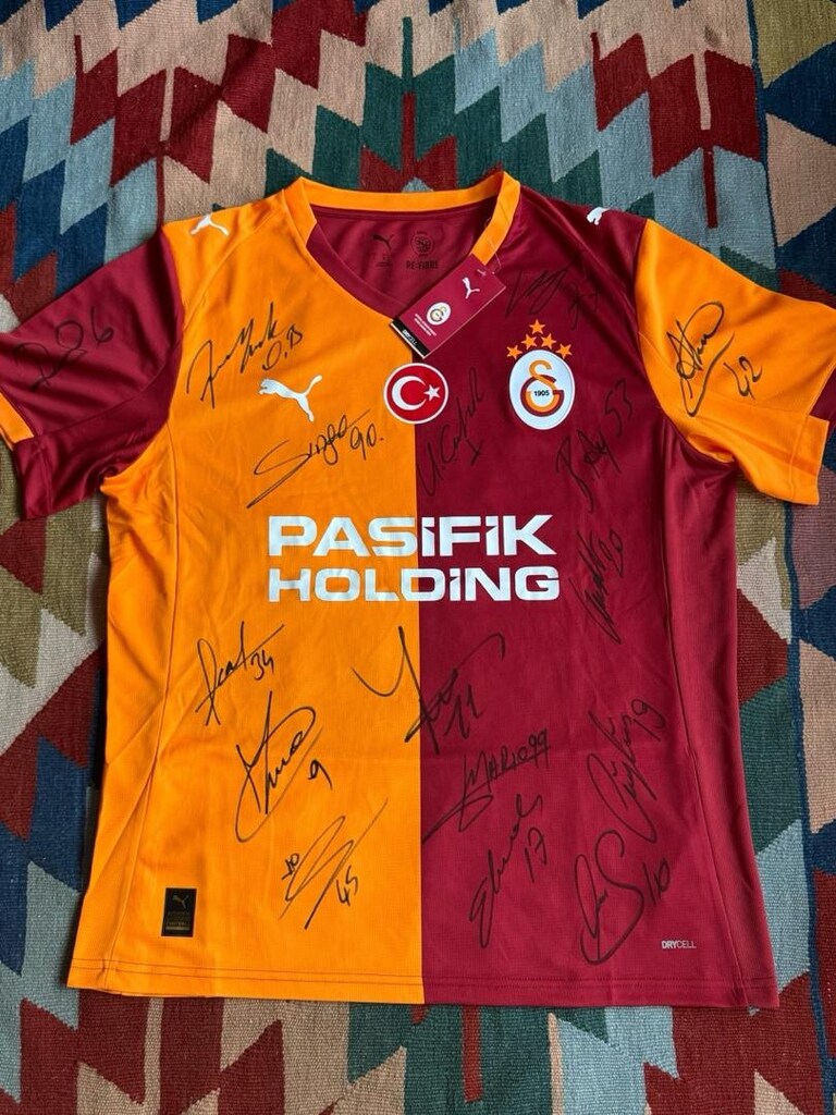 Orjinal Galatasaray 25/26 Sezon İmzalı Forması Türkiye Futbol Voleybol - 3