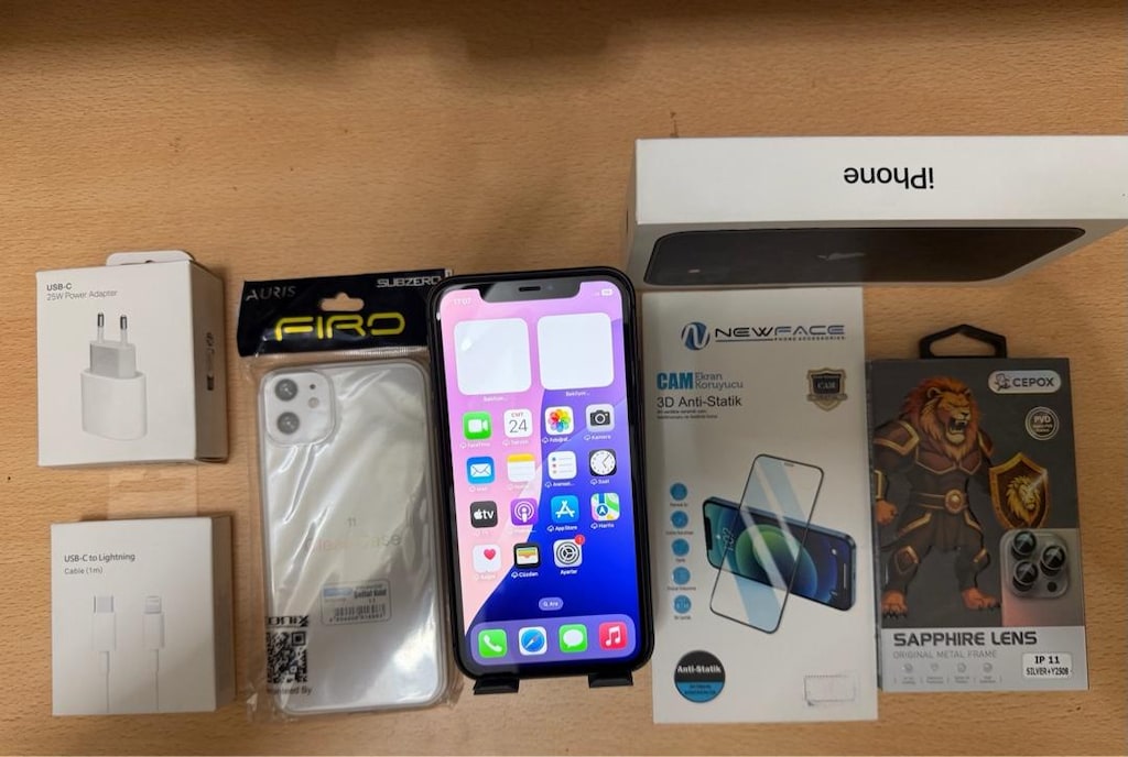 İPHONE 11 TÜRKİYE CİHAZI HATASIZ FULL ORJİNAL FULL AKSESUARLI - 2