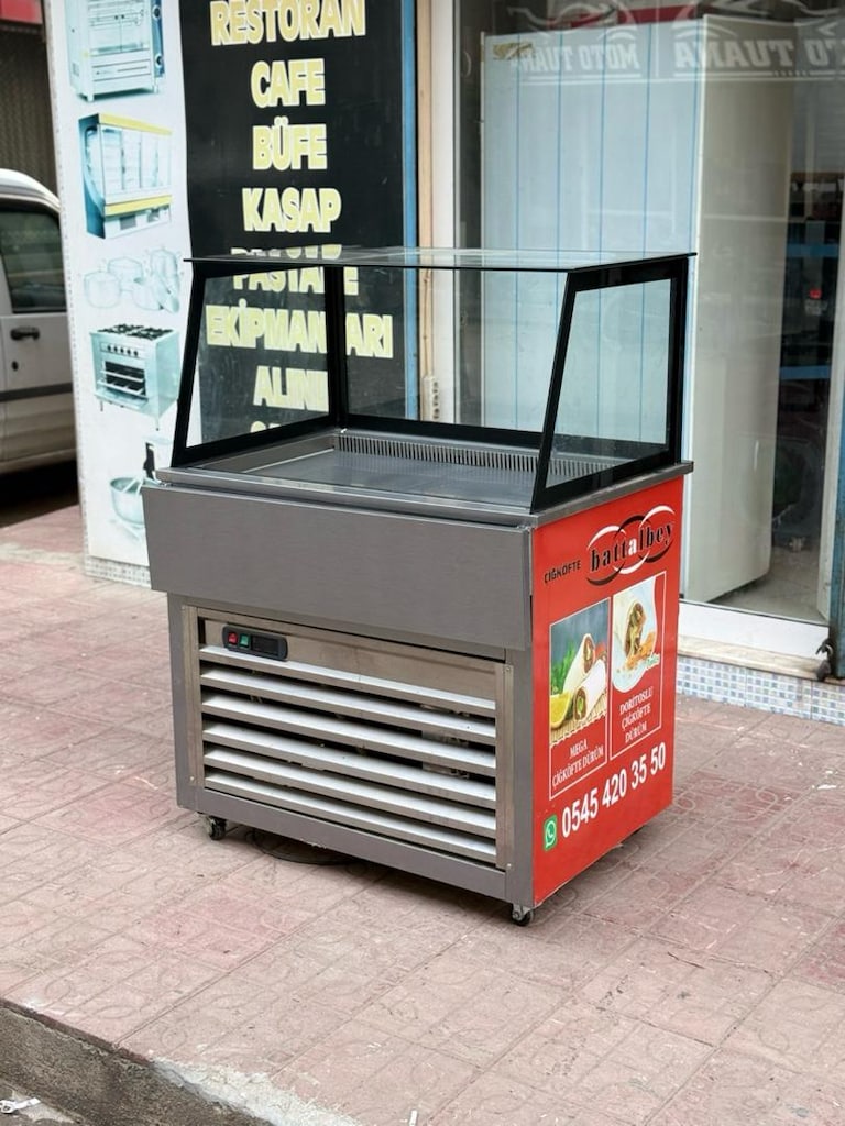 çiğ köfte dolabı çiğ köfte tezgahı çiğ köfte meze dolabı - 19