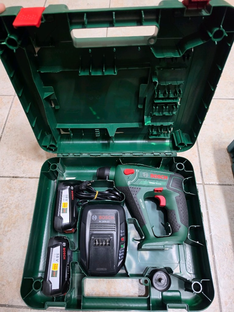 Bosch UneoMaxx 18V SDS Çift Akülü Pnömatik Kırıcı Delici Matkap