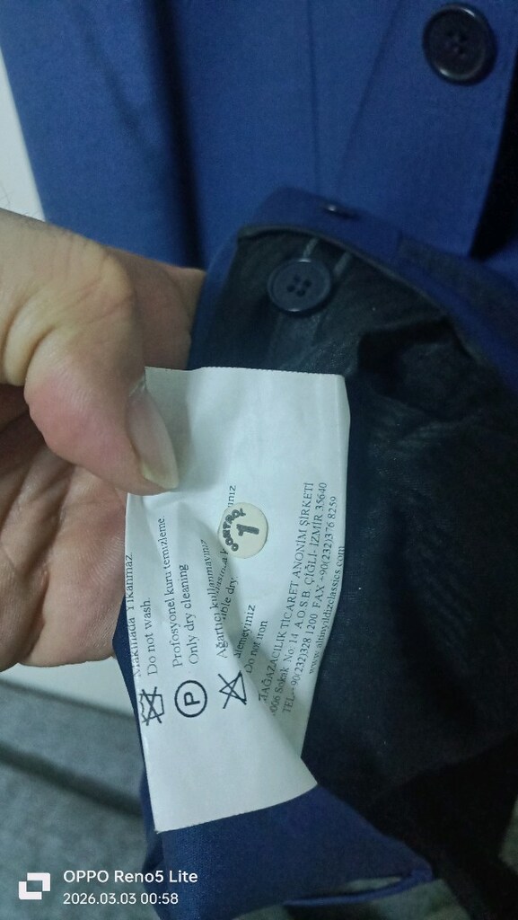 3 adet marka bir kez giyilmiş takım elbiseler - 10