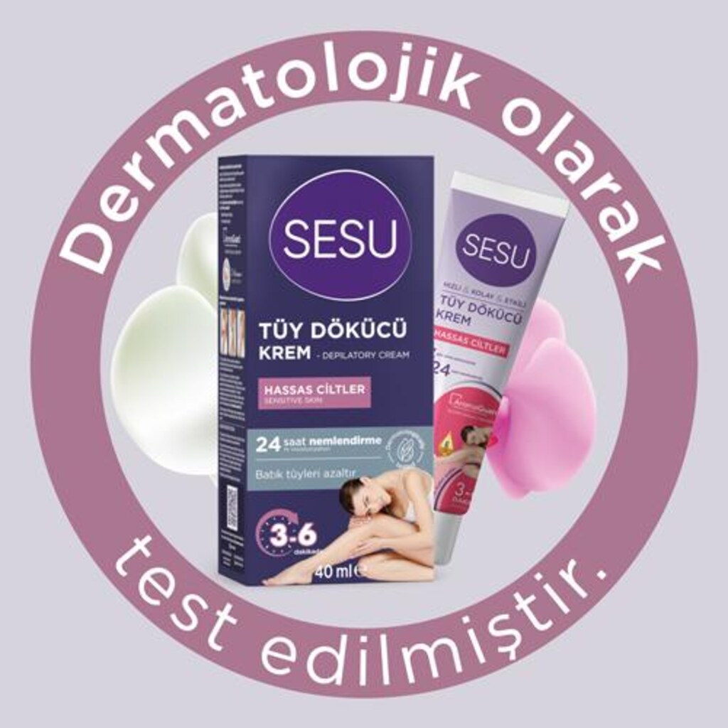 SESU TÜY DÖKÜCÜ KREM HASSAS CİLTLER 40 ML - 2