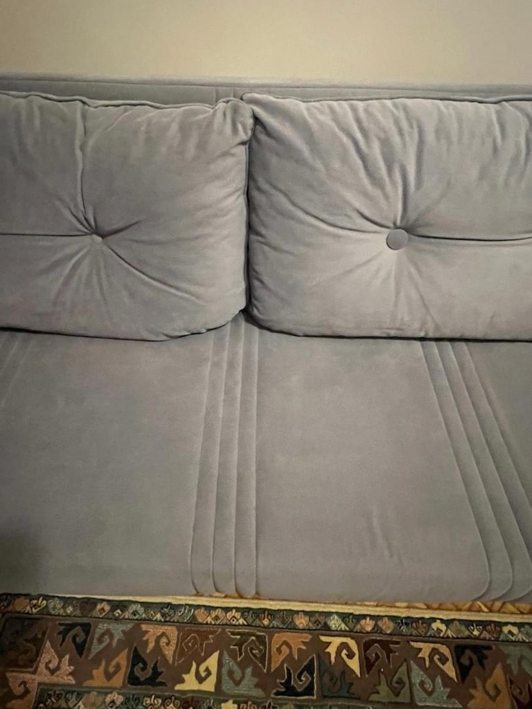 mavi üç kişilik bazalı koltuk - 5