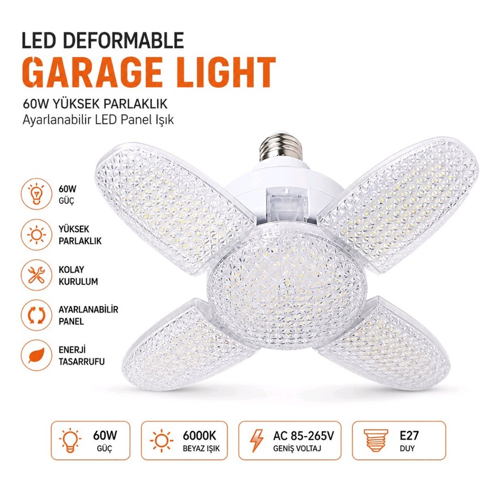 60 w lamba pervane katlanır kalite ürün - 2