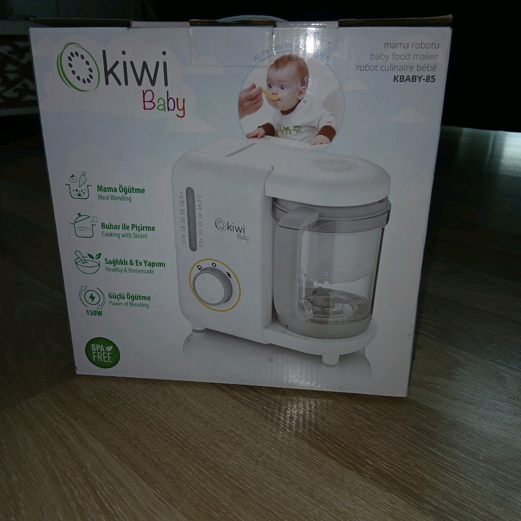 Kiwi Baby KBABY-85 MAMA ROBOTU Buharlı Pişirici ve Mama Hazırlayıcı - 2