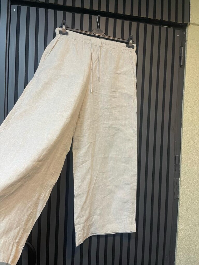 OYSHO BOL PAÇA KETEN PANTALON - 5
