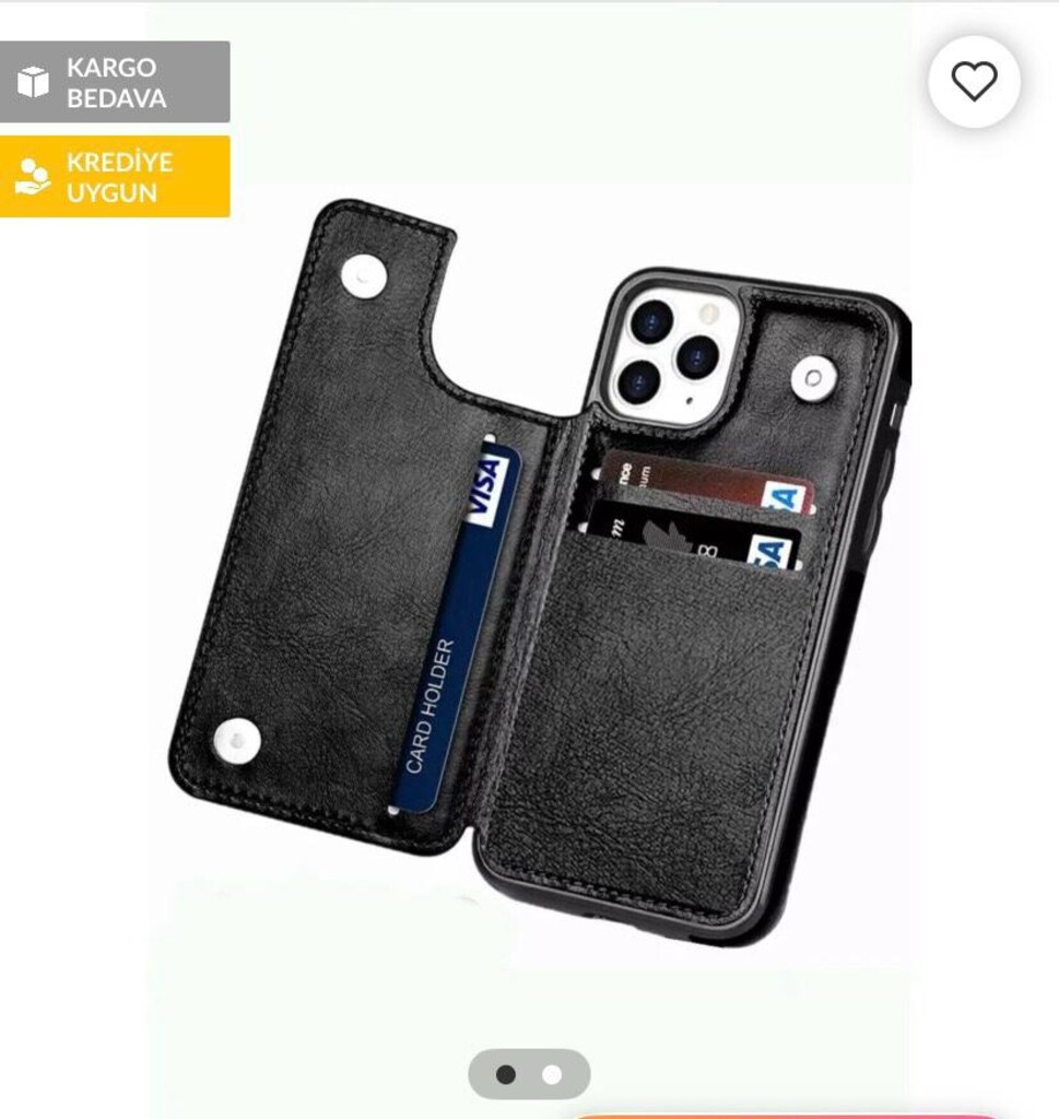 iphone 11 kartlık deri kılıf sıfır - 2