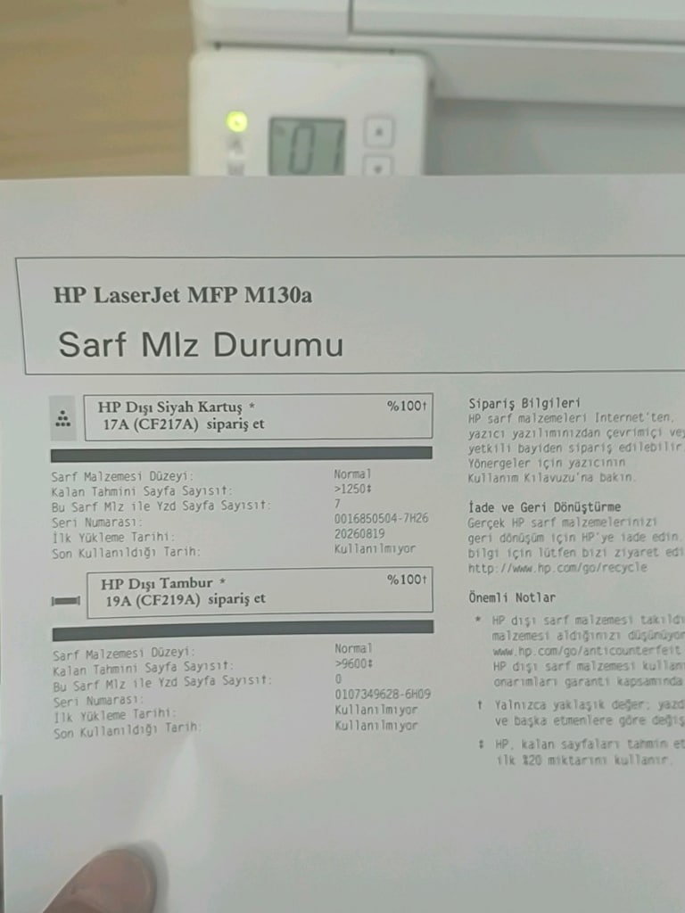 HP LaserJet Pro MFP M130a yazıcı - 2