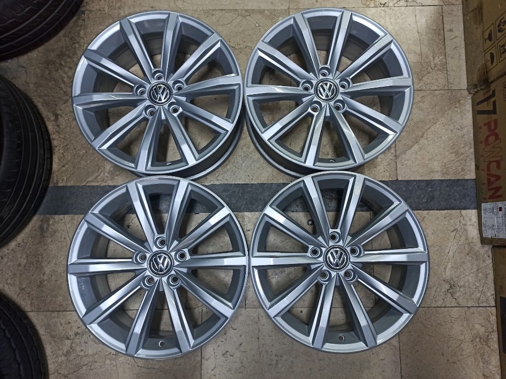 17 inç 5x112 VW Passat B8 London jant takımı ORJİNAL 2.el - 3