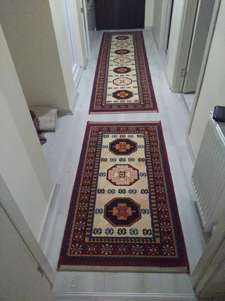 3 adet yolluk halı - 4
