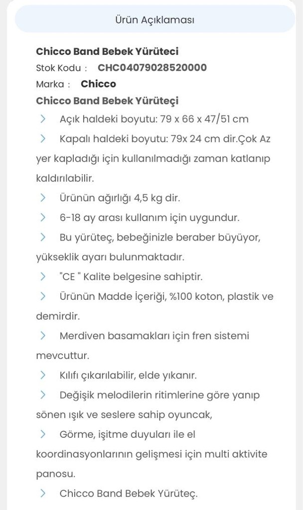 yürüteç müzikli marka acil - 8