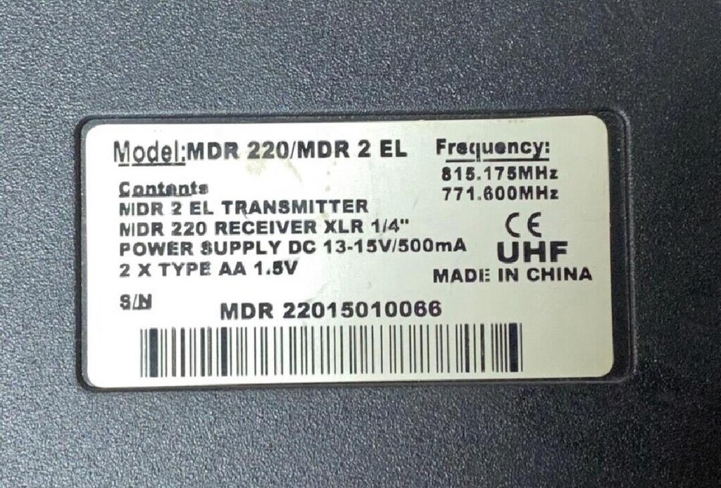 Arızalı Denox MDR 220 kablosuz alıcı - 5