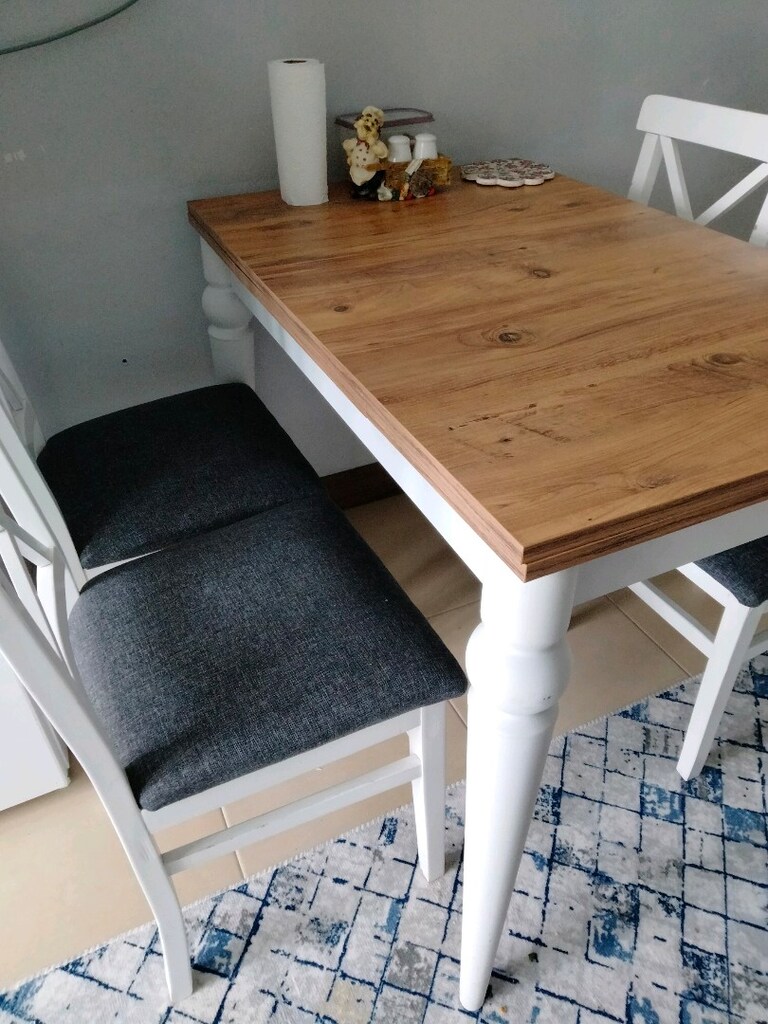 Mutfak masası sandalyesi ahşap açılıyor - 7