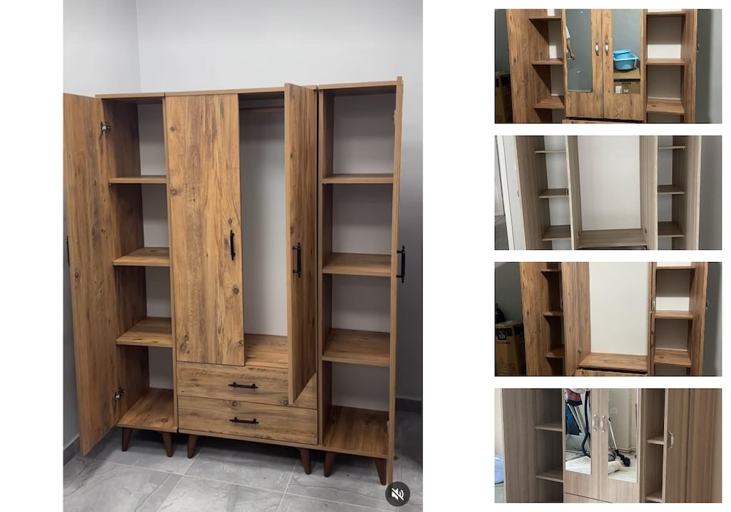 4 kapaklı elbise dolabı bwswzubjiy - 3