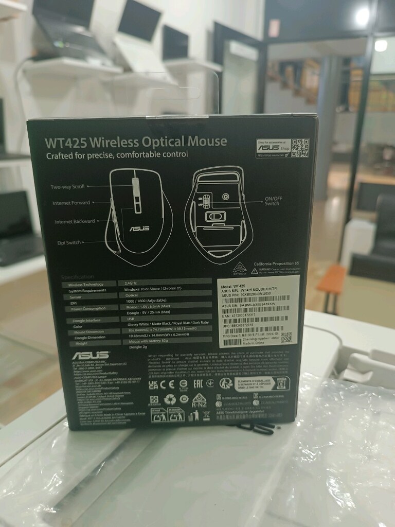 ASUS KABLOSUZ MOUSE KALİTE - 2