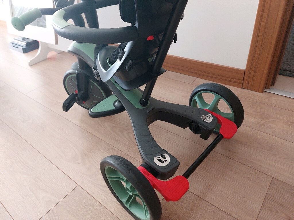 Globber Explorer 4in1 Trike Bisiklet Zeytin Yeşili Erkek Çocuk - 5