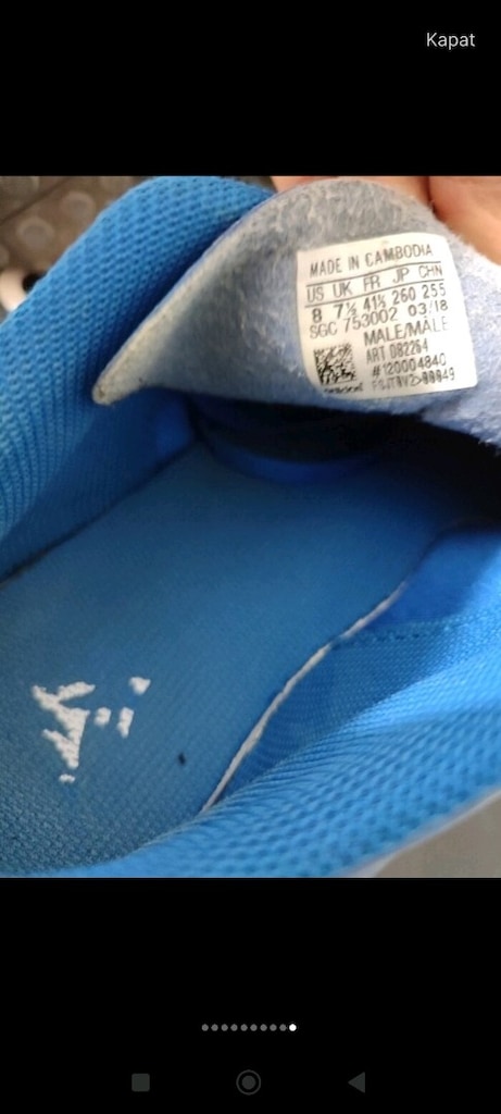 Adidas 41/1\2 halı saha ayakkabısı - 9