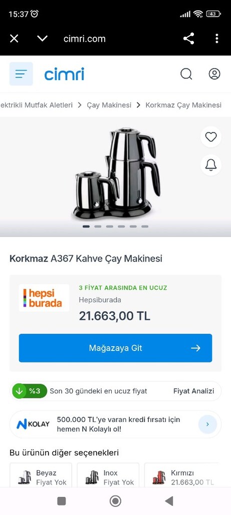 korkmaz çay kahve seti - 9
