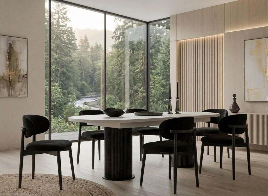 Sıfır , %100 MDF , Modern Bohem Açılan Masa - Aytaşı , Siyah - 4