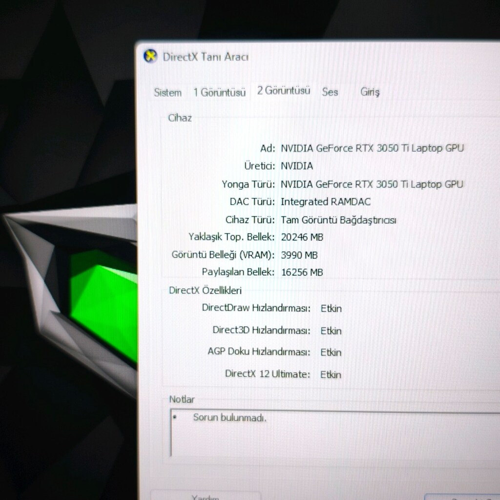 Monster / 32 Ram / Rtx 3050ti / 500 Ssd / 17.3" Büyük Ekran / 144 Hz - 10