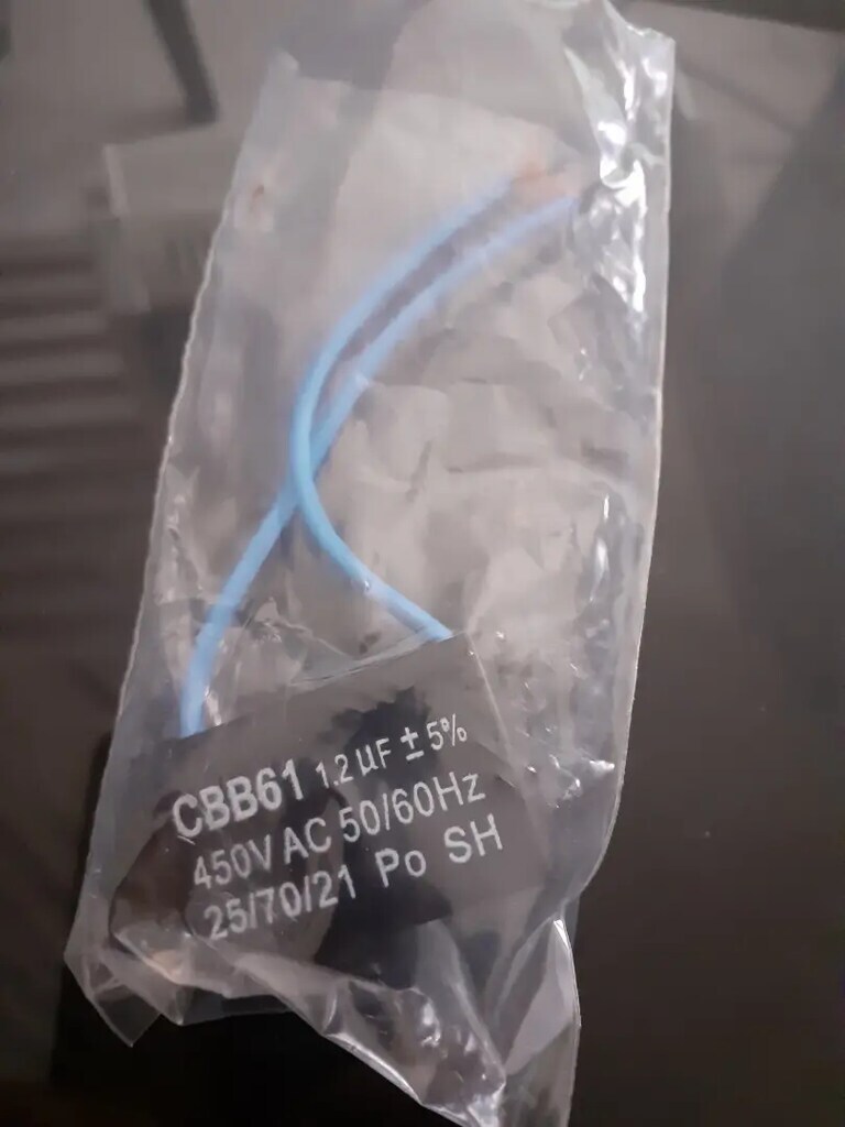 1.2uf 450V Kablolu Kutulu Daimi Kondansatör - 2