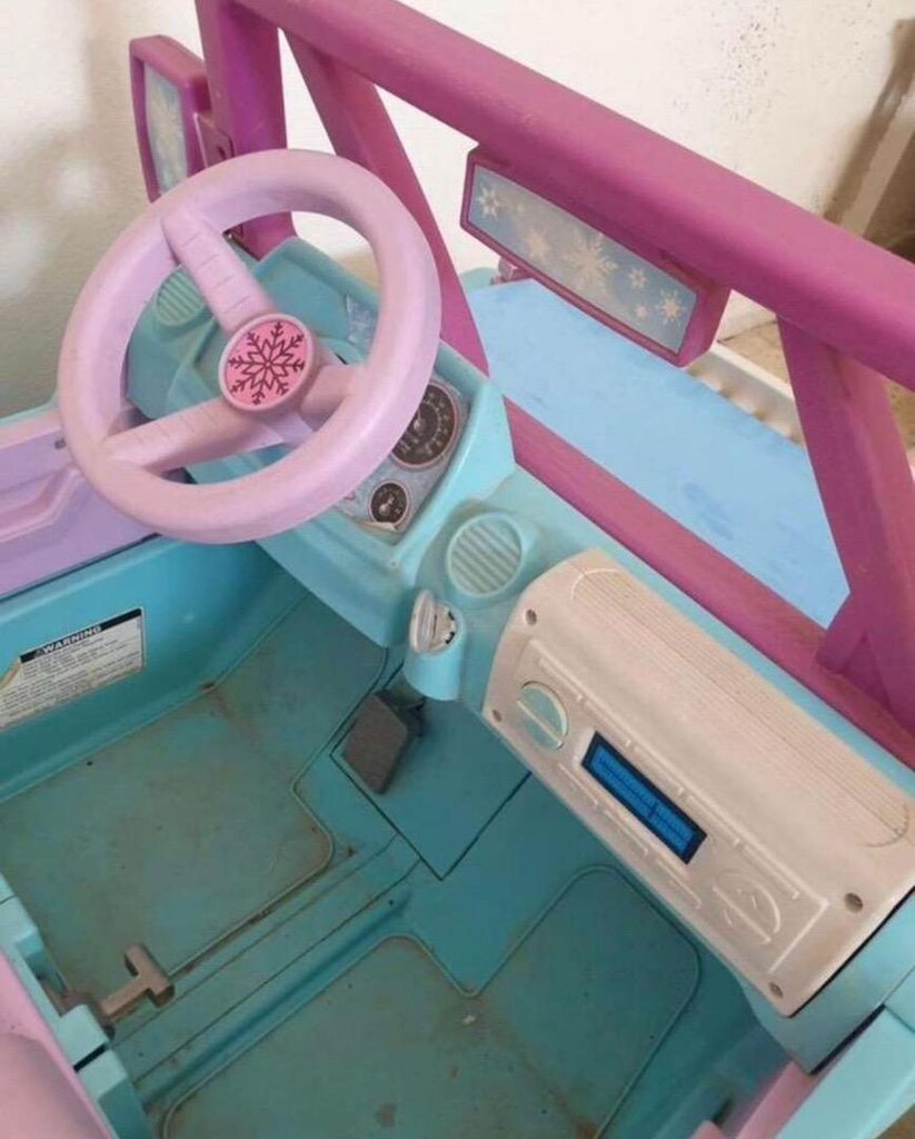 Karlar kraliçesi Elsa ve anna frozen akülü araba - 3