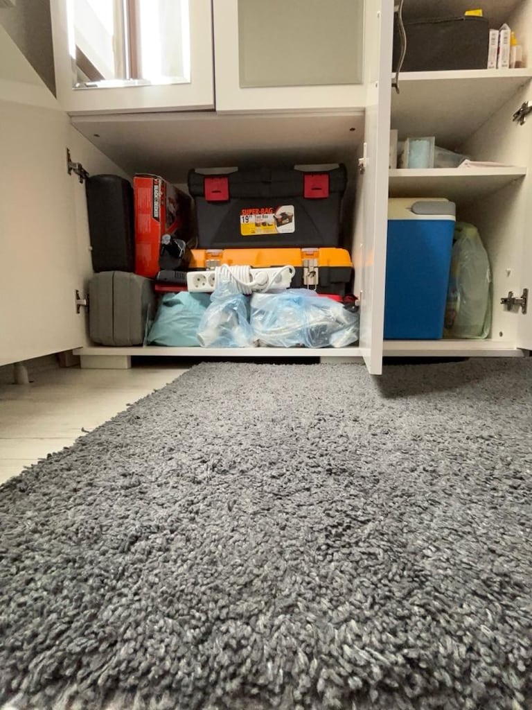 Krem Rengi 3 Kapılı Gardırop – Aynalı - 6