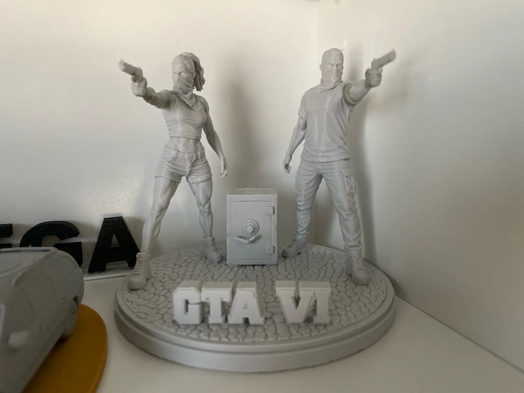 GTA VI – Vice City Soygunu Dioraması | 18 cm 3D Baskı | Özel Boyama - 4