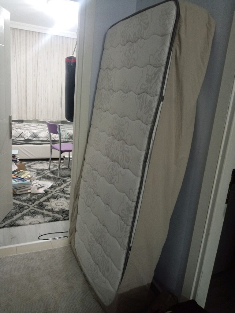 tek kişilik baza başlık ve yatak - 4