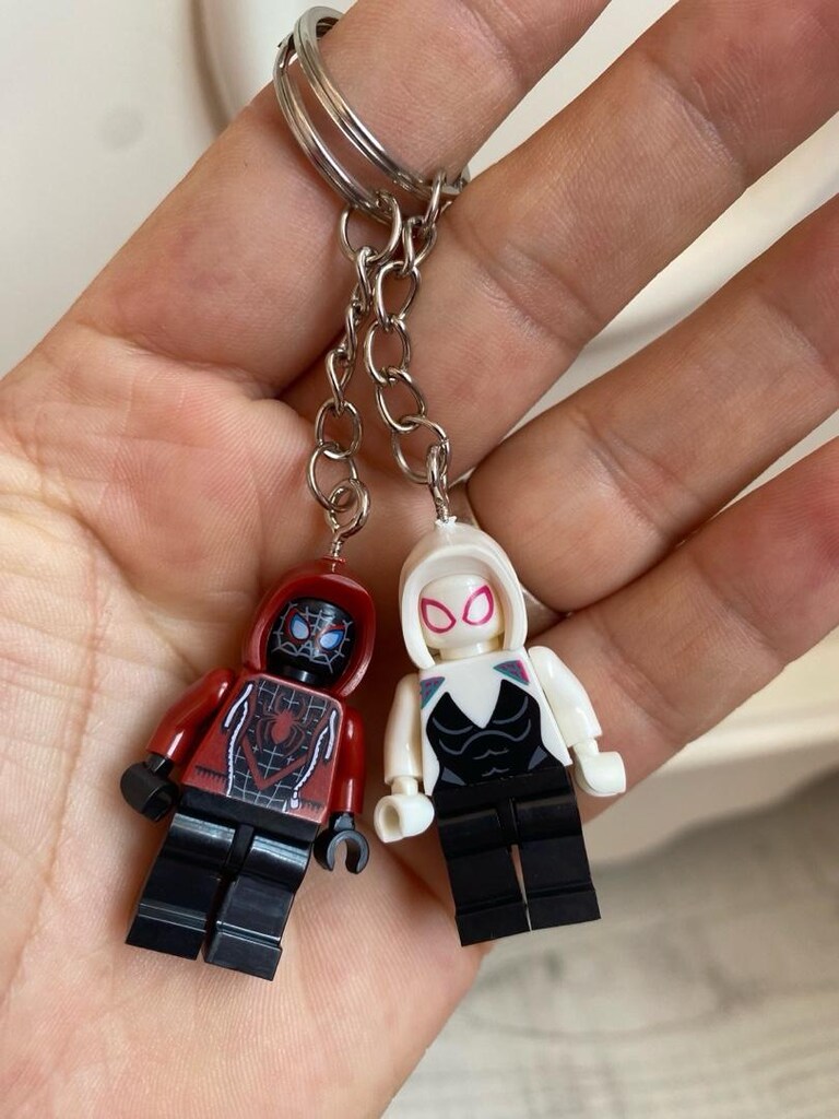 Lego Spider-Man temalı anahtarlık seti - 5