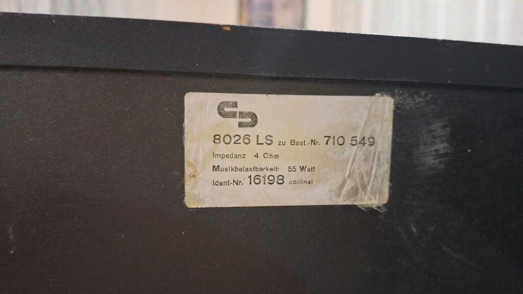 schneider hi-fi stereo speaker 8026LS - 2