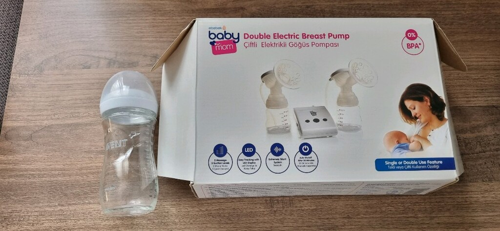 baby mom elektrikli çift göğüs pompası - 2