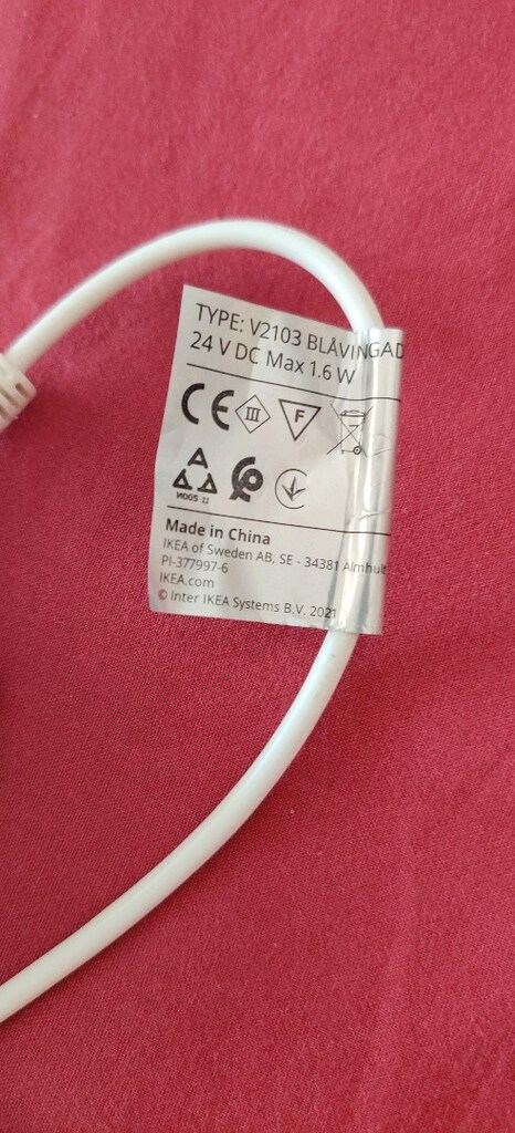 IKEA BLÅVINGAD serisi LED gece lambası/duvar lambası adaptörü - 2