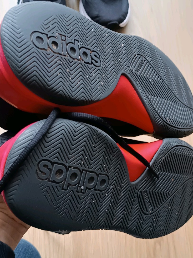 Adidas Erkek Basketbol Ayakkabısı Siyah Kırmızı - 3