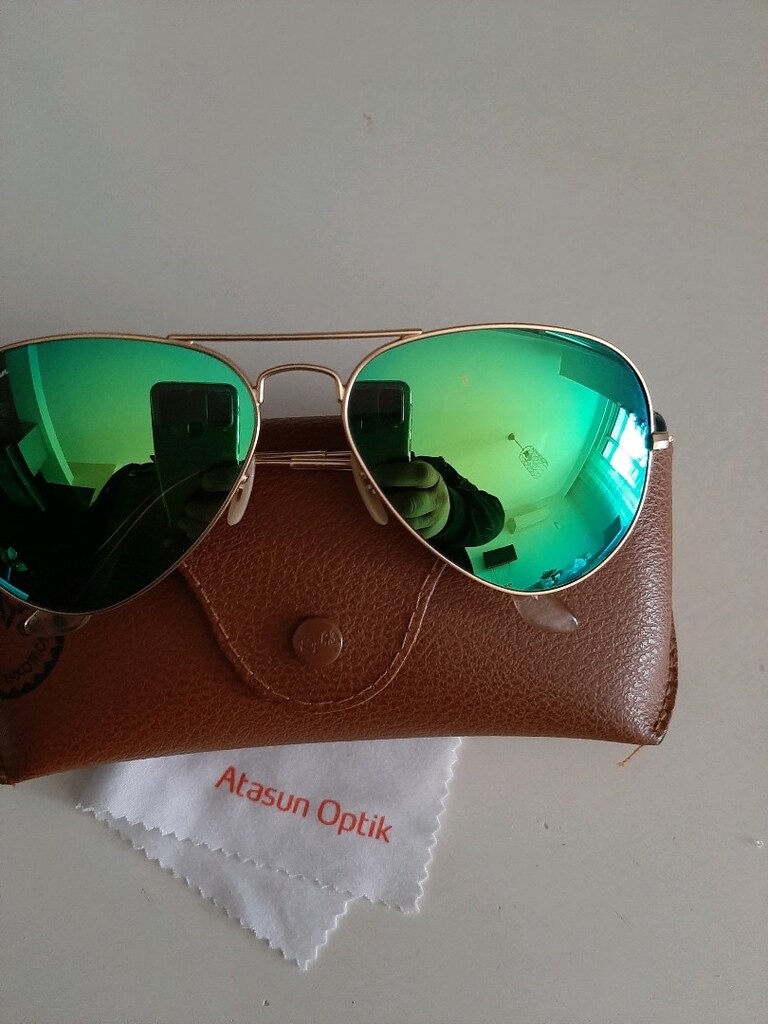 Orjinal Rayban rb3025 aviator large 58/14 güneş gözlüğü - 5