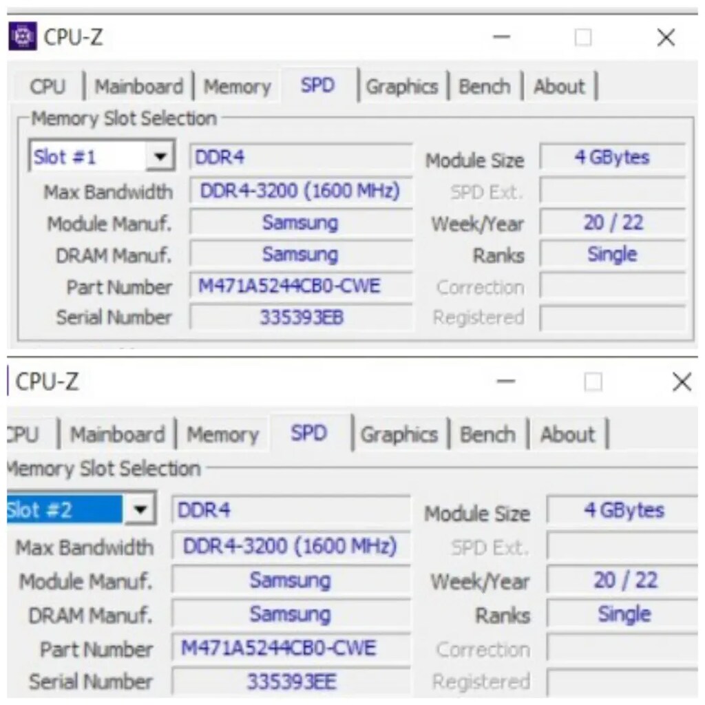 Samsung 4GB Ram DDR4 - 2 adet - 2