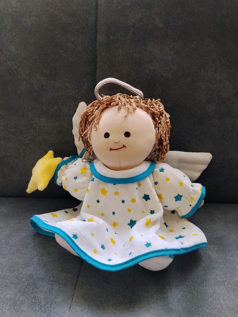 Yıldız desenli peluş melek