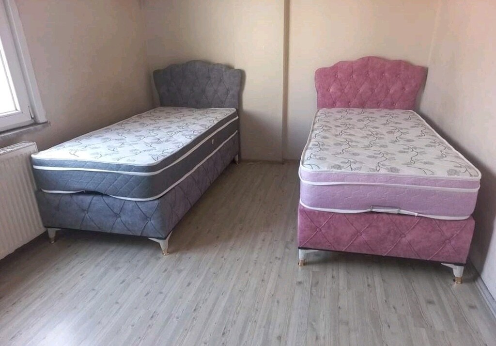 Tek kişilik baza başlık yatak - 2