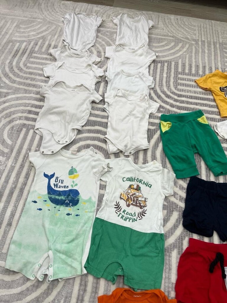 3-6 ay erkek bebek yazlık giysi - 5