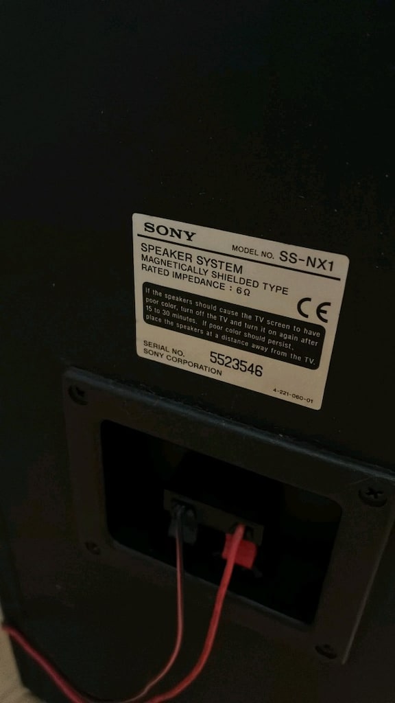 SONY SS-NX1 VİNTAGE RAF TİPİ HOPARLÖR - 4